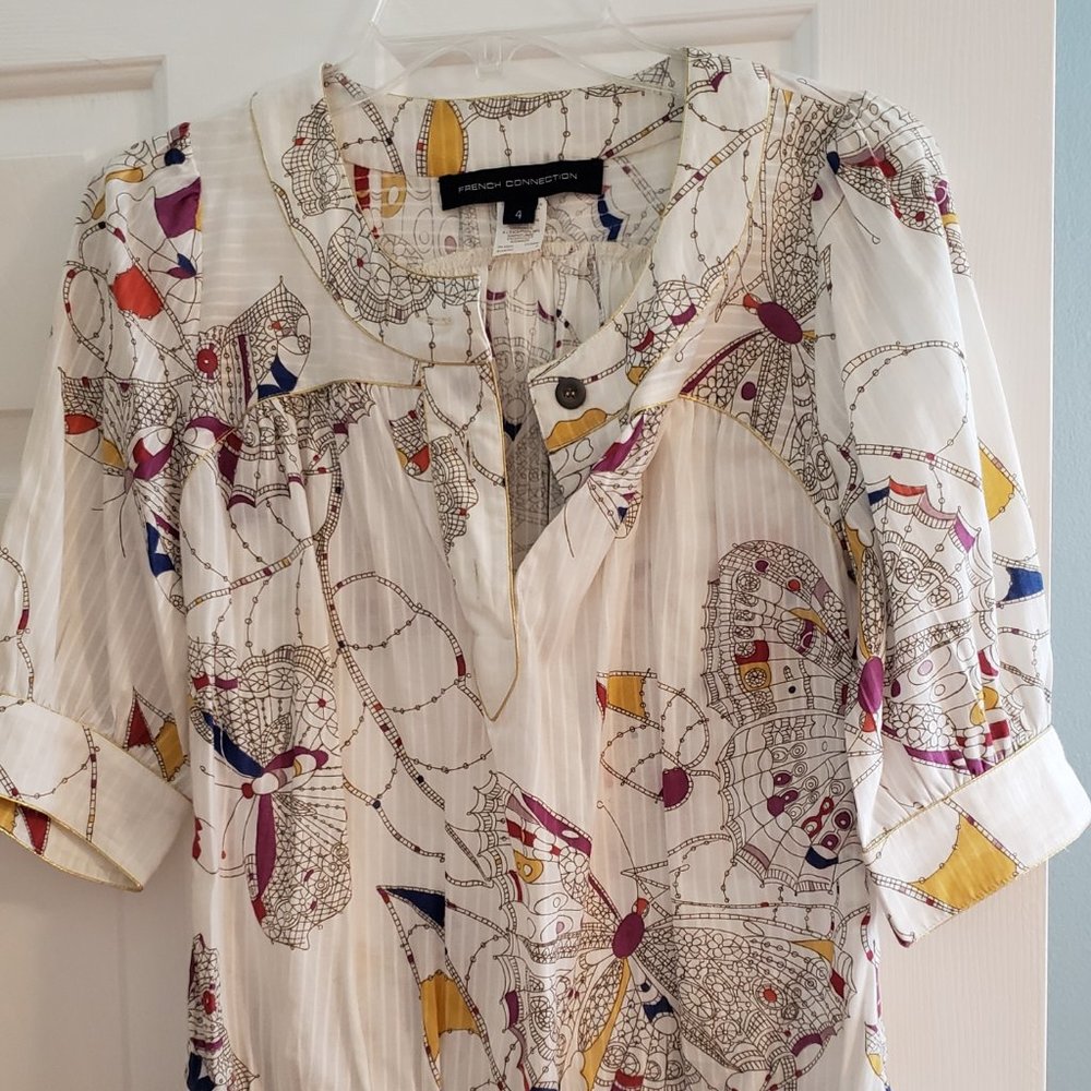 French Connection Patterned Top